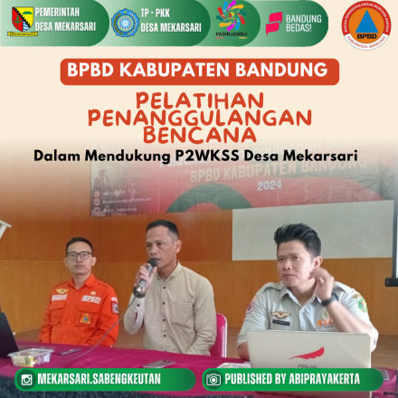 Pelatihan Penanggulangan Bencana oleh BPBD KABUPATEN BANDUNG